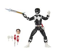 Power Rangers Lightning Collection Mighty Morphin Black Ranger Figurine de collection de 15,2 cm avec accessoires