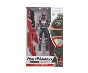 Power Rangers Lightning Collection S.P.D. A-Squad Figurine Ranger Rouge de qualité supérieure (15 cm) à Collectionner, Accessoires inspirés de la série