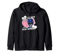 Power Rangers My Heart Belongs to The Blue Ranger Vintage Sweat à Capuche