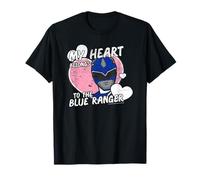 Power Rangers My Heart Belongs to The Blue Ranger Vintage T-Shirt