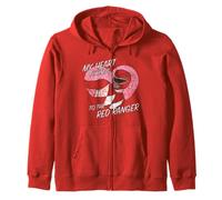 Power Rangers My Heart Belongs to The Red Ranger Vintage Sweat à Capuche