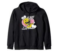 Power Rangers My Hearth Belongs 2 The Yellow Ranger Distress Sweat à Capuche