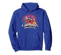 Power Rangers Ninja Steel Ninja Blast Sweat à Capuche, Unisexe pour Adultes, Bleu Royal, XXL
