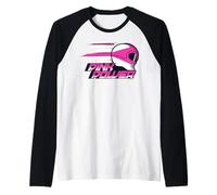 Power Rangers Pink Power Manche Raglan