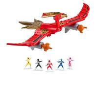 Power Rangers Pink Ranger Firebird Thunderzord Figurine d'action - Jouet puissant Morphin Zord avec fonction de rafale d'énergie