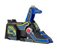 Power Rangers Figurine d'action Thunderzord Ranger bleue - Mighty Morphin Zord Jouet avec fonction de lancer de Boulder et fonction de frappe de corne