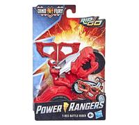 Figurine de collection Power Rangers Figurine Rip N Go Moto de combat T-Rex et Ranger rouge Dino Fury