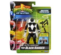 Playmates Toys – Figurine Power Rangers Re-Ignition Auto-Morphin 15,2 cm – Ranger noir