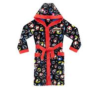 Power Rangers - Robe de Chambre - Super Ninja Steel - Garçon - Noir - 3-4 Ans