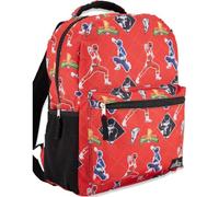 Power Rangers Sac à dos classique - Rouge, rose, noir, vert, jaune et vert Ranger School Bookbag, Rouge, Taille unique, Rétro
