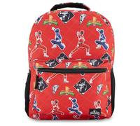 Power Rangers Sac à dos classique - Rouge, rose, noir, vert, jaune et vert Ranger School Bookbag, Rouge, Taille unique, Rétro