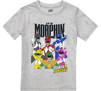 Power Rangers - T-shirt garçon "It's Morphin Time" TV2452 (128) (Gris chiné)