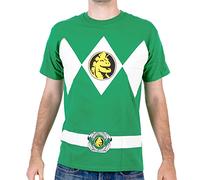 Power Rangers T-shirt The Green Rangers pour adulte - Vert - Large