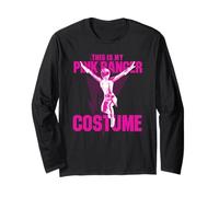Power Rangers This is My Pink Ranger Costume Battle Pose Manche Longue