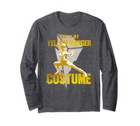 Power Rangers This is My Yellow Ranger Costume Battle Pose Manche Longue