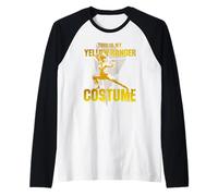 Power Rangers This is My Yellow Ranger Costume Battle Pose Manche Raglan