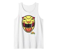 Power Rangers Yellow Ranger Sabertooth Tiger Big Face Débardeur