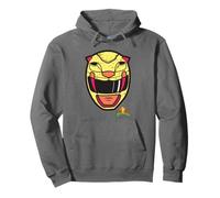Power Rangers Yellow Ranger Sabertooth Tiger Big Face Sweat à Capuche