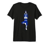 Power Rangers Yoga Blue T-Shirt Haut de Gamme