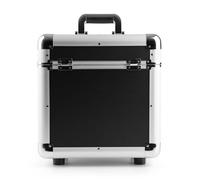 Power RC100 12"" Valise à vinyles en aluminium pour 100 LP - noir