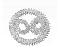 Power-Ring Set Bracelet (Argent) + Bague (Argent) + Bague (Argent Petit) / Anneau d'acupression/Massage/Bracelet de Massage/Bracelet de Massage/Massage Argent