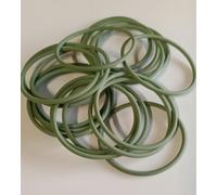 Power Rubber Lot de 100 joints toriques FKM - 27 x 1,5 mm - Bande Fluoro - Caoutchouc - Haute dureté - Résistant à l'huile - Très bonne résistance aux produits chimiques et à la chaleur - Vert