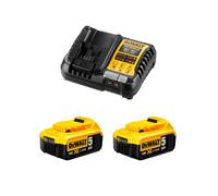 DEWALT Kit batterie DEWALT (2x 18V/5Ah plus DCB1104) Quantité:1