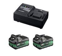 Power Set HIKOKI UC18YSL3WHZ (2 x 5,0Ah/2,5Ah + UC18YSL3)