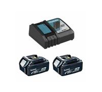 Power Set MAKITA (2 x 18V 5,0 Ah + DC18RC)