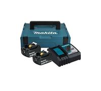 Makita Pack énergie 197952-5 – 2x3,0 Ah avec chargeur simple et coffret Makpac