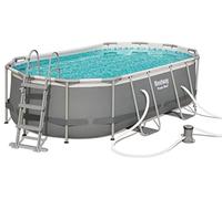Power Steel Bestway 56620-3 Piscine Hors Sol 427 x 250 x 100 cm