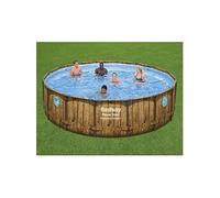Bestway Ensemble de Piscine Power Steel Piscine à Cadre Extérieur Multi-taille v