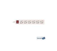 Power Strip 6 ports 6x type F allemand avec interrupteur et sécurité enfant blanc 3m