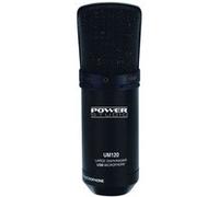Power studio UM120 - Noir - Microphone USB - cardioïde - filaire - 20 Hz à 20 kHz - SPL max 130 dB