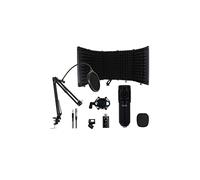 Power Studio Microphone Vibe D1 XLR RF – Pack avec filtre anti-pop et accessoires