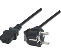 Power supply connection cable [1 x male plug + protective contact-1 x C13 female main] 1.8 m no