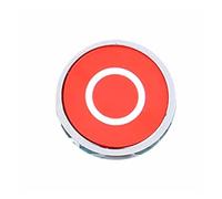 Power switch button switch self-reset white with arrow red circle hole 22mm NWPNLXEA(Nero,1NC)