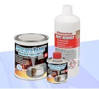 POWER TANK Blanc céramique traitement réservoir moto (20/25 litres) kit moyen moyen 700 g pour intérieur réservoirs élimine la rouille répare protège rouillé de voiture antique avec antirouille