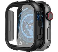 Power Theory Conçu pour Apple Watch Coque de 41 mm avec protecteur d'écran - Installation facile, protection intégrale de qualité supérieure, coque rigide avec verre trempé pour iWatch Series 8 et 7