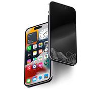 Power Theory Lot de 2 protecteurs d'écran pour iPhone 14 Pro Max, verre distinctif personnalisé avec illustration disparaissante, plateau facile à installer, lune canyon