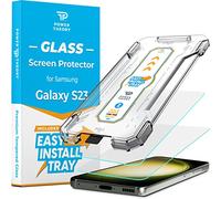 Power Theory Lot de 2 protections d'écran en verre trempé pour Samsung Galaxy S23 5G [dureté 9H], kit facile à installer, 99 % HD sans bulles, compatible avec les coques, anti-rayures, lot de 2