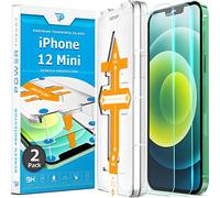 Power Theory Verre Trempé iPhone 12 Mini - Protection Ecran [2 Pièces] Anti-Rayure, Film sans Bulles d'air, Vitre Ultra Résistant Dureté 9H avec Kit d’Installation d’Appli Facile