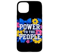 Power to The People - Design Militant rétro Audacieux Coque pour iPhone 15 Plus