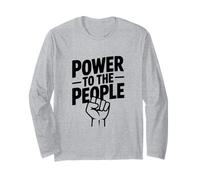 Power to The People - Esprit de Protestation révolutionnaire Manche Longue