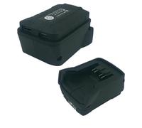 Power Tool Adaptateur de batterie avec lumière LED et sortie USB pour batteries 48-11-1862, 48-11-1880, 48-11-1850, DCB180, DCB200, DCB230 18V, Noir
