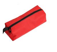 POWER TOOL Pochette à outils en toile Oxford avec fermeture éclair pour tournevis, clé, pince et autres outils (L, rouge)