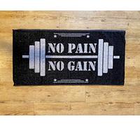 Power Towel Le Coole Fitness & Serviette de Sport avec Une botschaft| Assortiment de Motivation Quotes| Taille 50 cm x 100 cm Serviette en Microfibres | NO Pain NO Gain | 100% Cotton