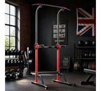 Power Tower Station de Musculation Multifonction Station de Traction Power Tower Robuste | Appareil de Musculation à Domicile avec Barres de Dip, Entraînement Tractions, Pompes et Levées de Genoux