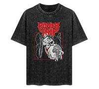 Power Trip American Thrash Metal Band Mens T-Shirt Black Graphic Unisex Tee Shirt M