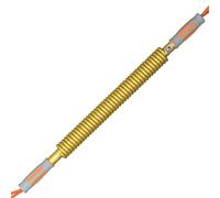 Power Twister Bar Extenseur de poitrine robuste pour entraînement du haut du corps 40 kg Idéal pour les épaules, les bras, les biceps et les avant-bras Équipement d'entraînement de fitness